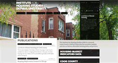 Desktop Screenshot of housingstudies.org