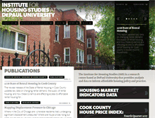 Tablet Screenshot of housingstudies.org